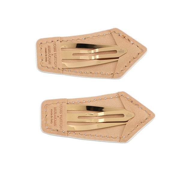 ルイヴィトン ヘアピン モノグラム・マルチカラー LV × TM セット2 バレッタ・LV バックステージ ミニ M02496 村上隆 白