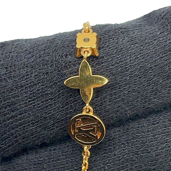 ルイヴィトン ブレスレット モノグラム・フラワー ブラスレ・プティ ルイ M00374 LOUIS VUITTON LVサークル ストラス