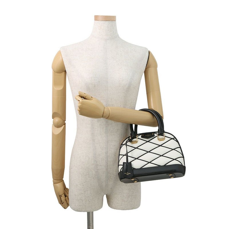 ルイヴィトン ハンドバッグ ラムレザー アルマBB M23761 2wayショルダーバッグ 黒 ブラック 白