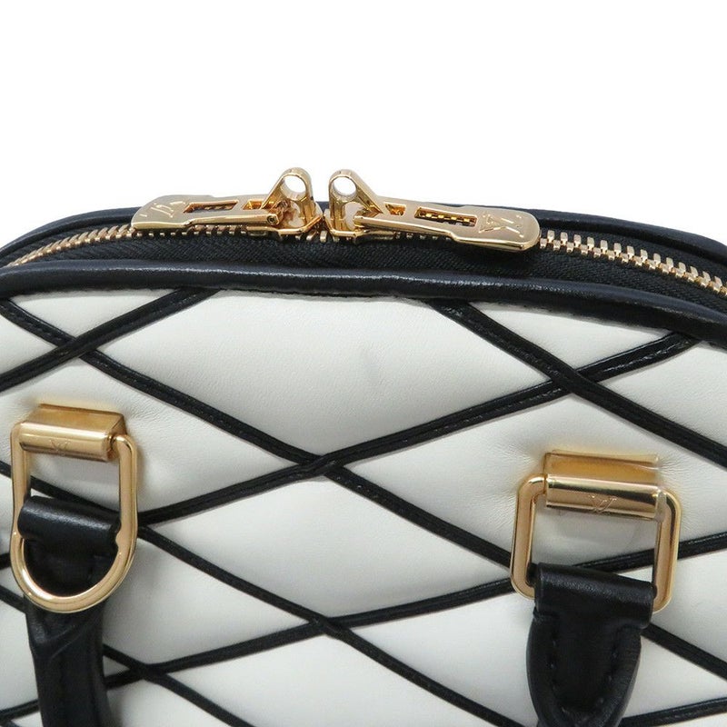 ルイヴィトン ハンドバッグ ラムレザー アルマBB M23761 2wayショルダーバッグ 黒 ブラック 白