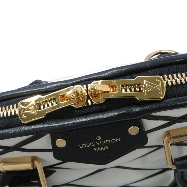 ルイヴィトン ハンドバッグ ラムレザー アルマBB M23761 2wayショルダーバッグ 黒 ブラック 白