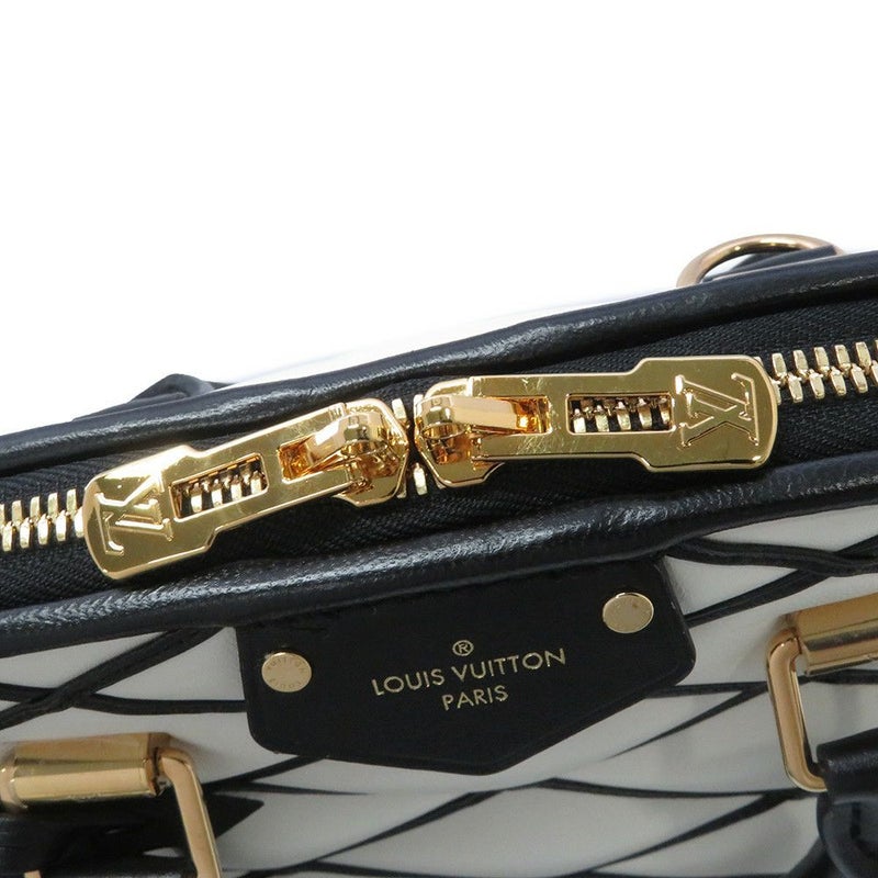 ルイヴィトン ハンドバッグ ラムレザー アルマBB M23761 2wayショルダーバッグ 黒 ブラック 白