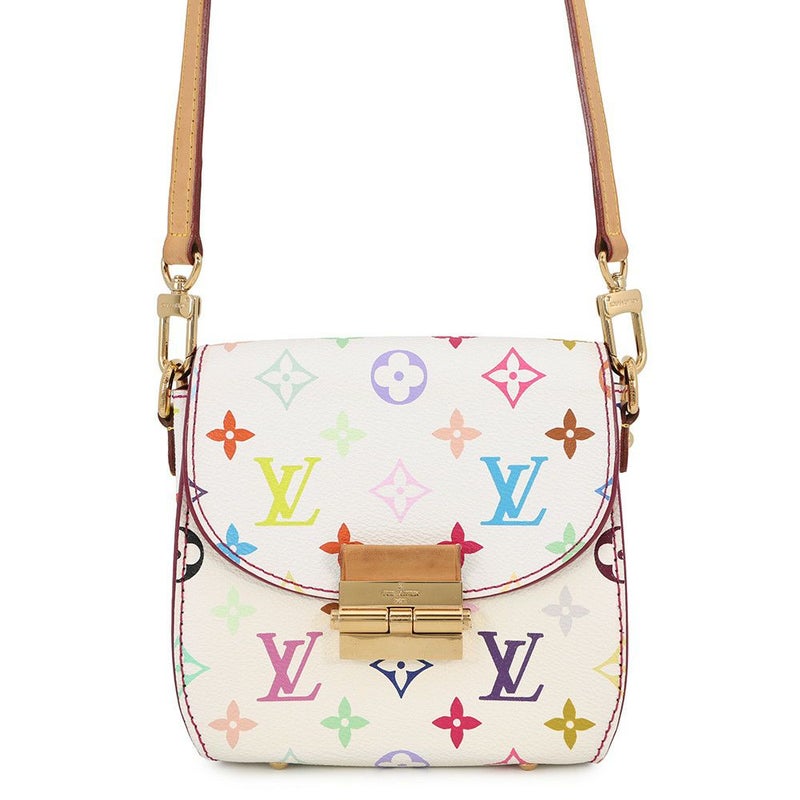 ルイヴィトン ショルダーバッグ モノグラム・マルチカラー LV × TM ハートブレイカー M40660 白 ホワイト 村上隆 コラボ