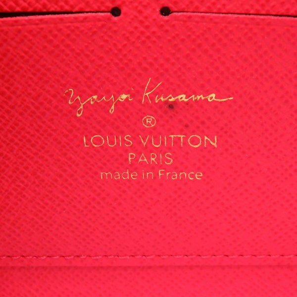 ルイヴィトン 長財布 モノグラム・パンプキンドット LV × YK ジッピー・ウォレット M60450 LOUIS VUITTON 草間彌生コラボ