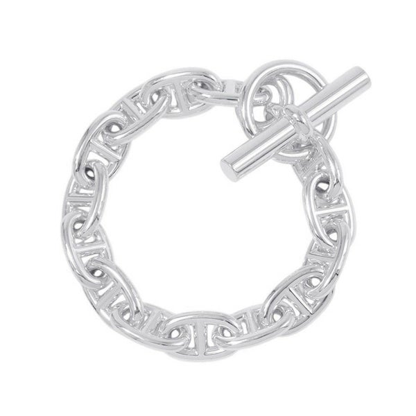 エルメス ブレスレット シェーヌダンクルMM 14コマ SV925シルバー HERMES ジュエリー