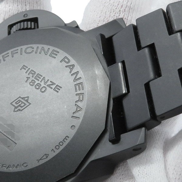 パネライ トゥットネロ ルミノール GMT PAM01438 PANERAI 腕時計 ウォッチ 黒文字盤