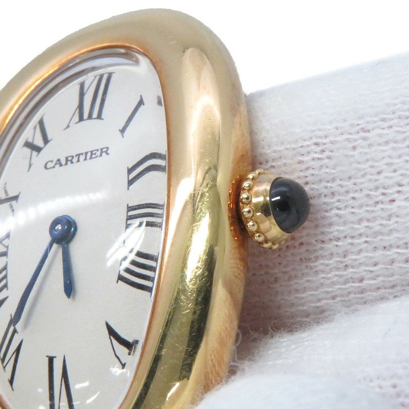 カルティエ ベニュワール SM W1506056 Cartier 腕時計 K18YGイエローゴールド クォーツ アイボリー文字盤