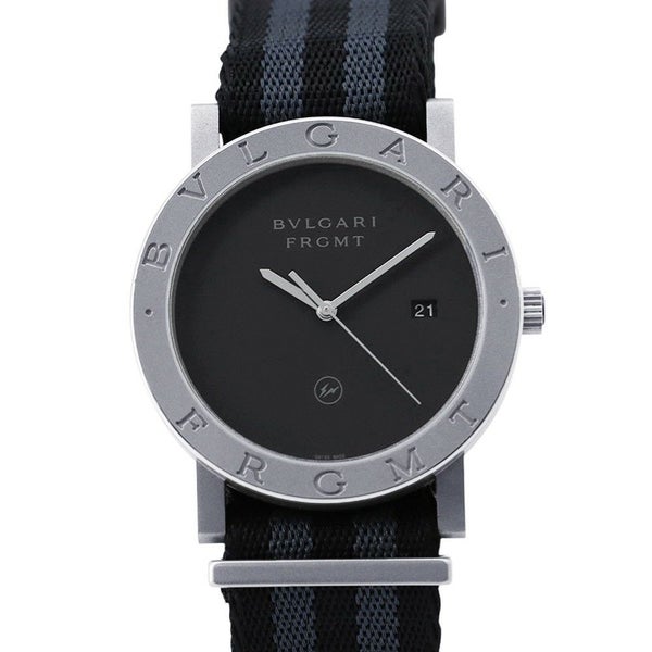 ブルガリ ブルガリブルガリ フラグメント スペシャルエディション BB41S/103443 BVLGARI 腕時計 黒文字盤