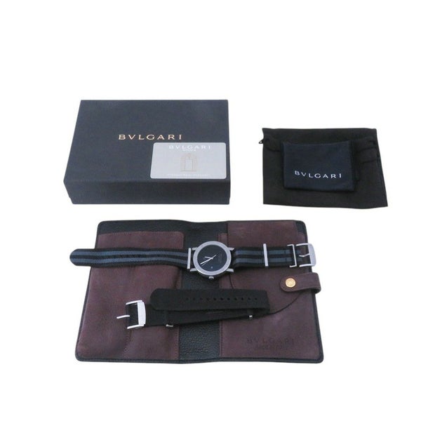 ブルガリ ブルガリブルガリ フラグメント スペシャルエディション BB41S/103443 BVLGARI 腕時計 黒文字盤