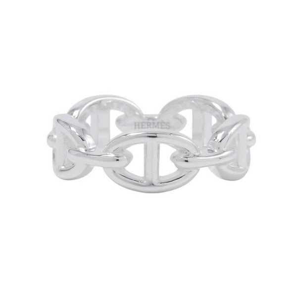 エルメス リング シェーヌダンクル アンシェネPM Enchainee SV925シルバー リングサイズ58 HERMES 指輪