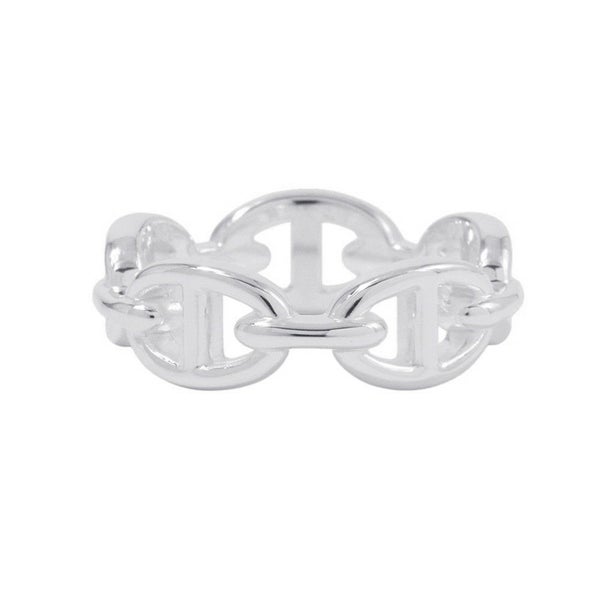 エルメス リング シェーヌダンクル アンシェネPM Enchainee SV925シルバー リングサイズ58 HERMES 指輪