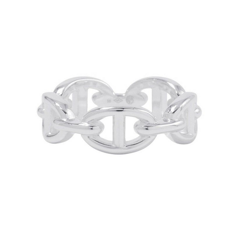 エルメス リング シェーヌダンクル アンシェネPM Enchainee SV925シルバー リングサイズ58 HERMES 指輪