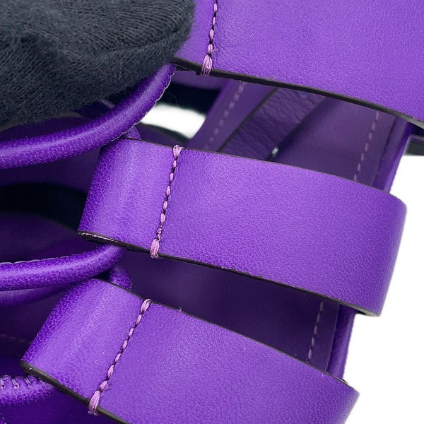 サルヴァトーレ・フェラガモ サンダル 編み上げ レディースサイズ7D Ferragamo 靴