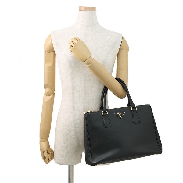 プラダ ハンドバッグ ガレリア サフィアーノ レザー ラージ 1BA274 PRADA 2wayショルダーバッグ 黒
