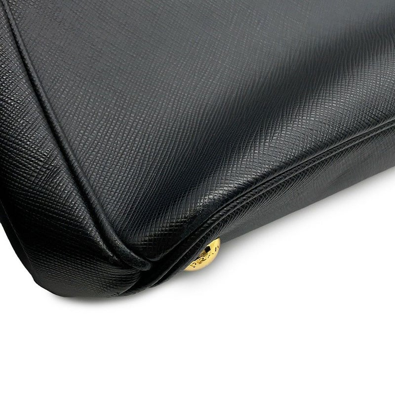 プラダ ハンドバッグ ガレリア サフィアーノ レザー ラージ 1BA274 PRADA 2wayショルダーバッグ 黒