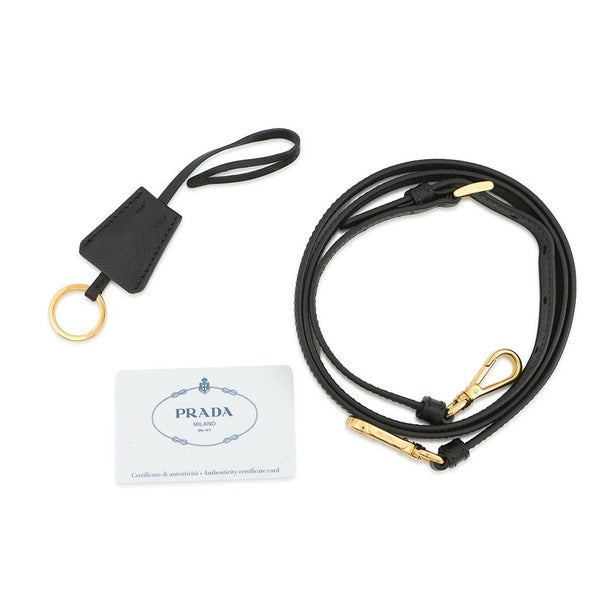 プラダ ハンドバッグ ガレリア サフィアーノ レザー ラージ 1BA274 PRADA 2wayショルダーバッグ 黒