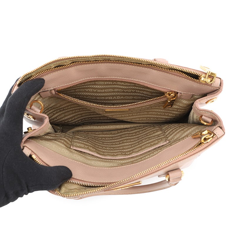 プラダ ハンドバッグ ガレリア サフィアーノ レザー 1BA863 PRADA 2wayショルダーバッグ