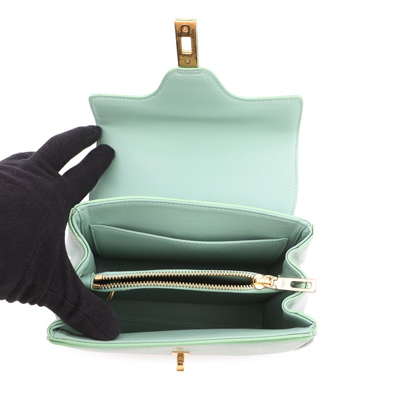 セリーヌ ハンドバッグ 16セーズ ミニ リザード 197984 CELINE 2wayショルダーバッグ