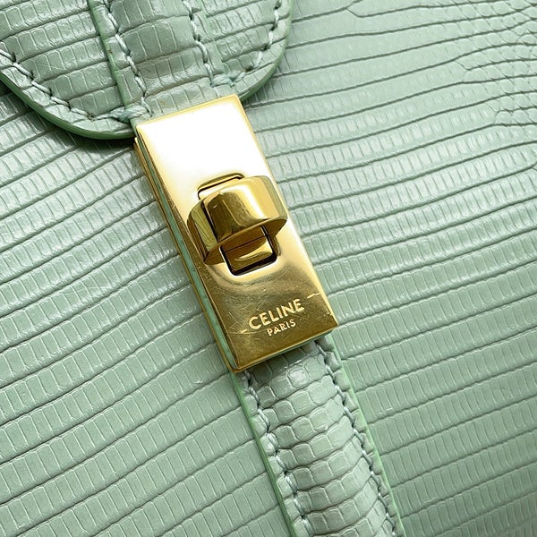 セリーヌ ハンドバッグ 16セーズ ミニ リザード 197984 CELINE 2wayショルダーバッグ