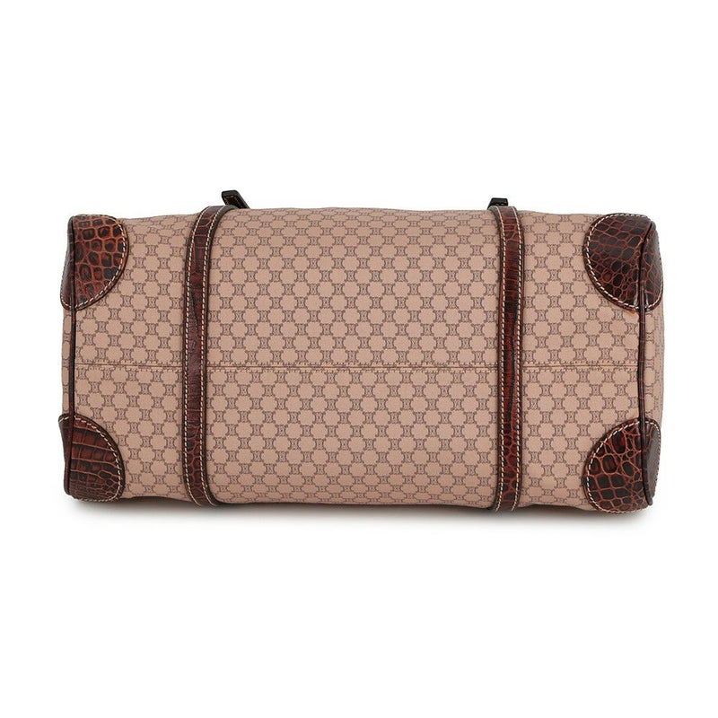 セリーヌ ショルダーバッグ マカダム キャンバス/型押しレザー 160722AJB CELINE　ハンドバッグ