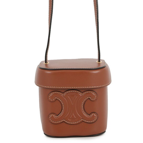 セリーヌ ショルダーバッグ トリオンフ スモールボックス レザー 199263 CELINE バッグ