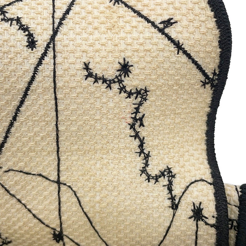 ディオール ハンドバッグ LADY D-LITE ミディアム キャンバス M0565ORHP Christian Dior 2way 白