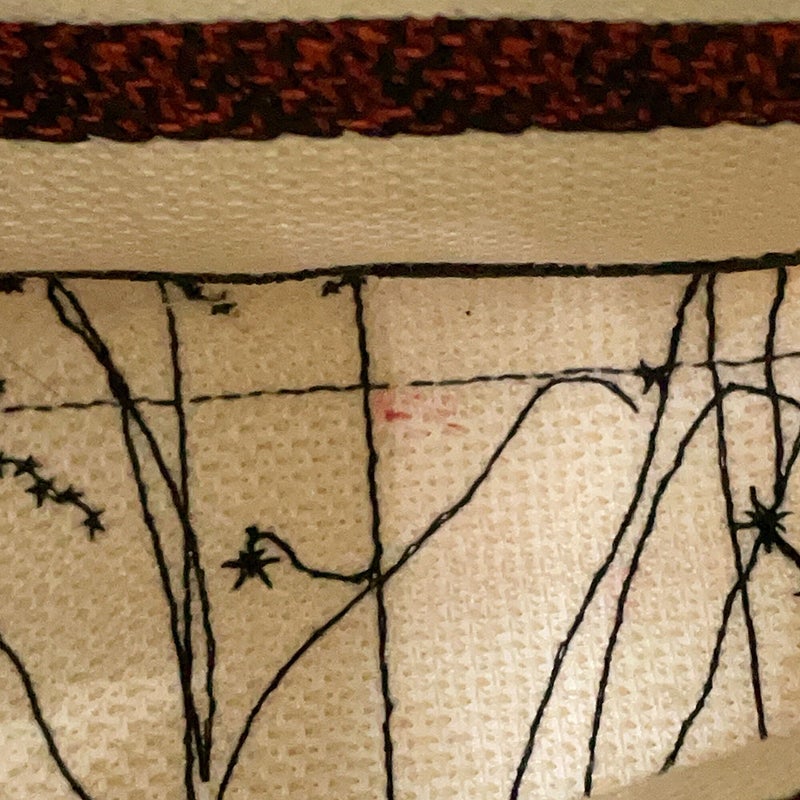 ディオール ハンドバッグ LADY D-LITE ミディアム キャンバス M0565ORHP Christian Dior 2way 白