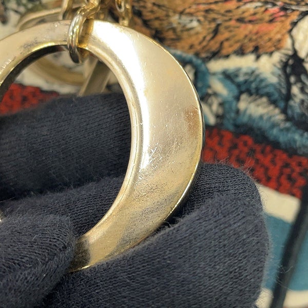 ディオール ハンドバッグ LADY D-LITE ミディアム キャンバス M0565ORHP Christian Dior 2way 白