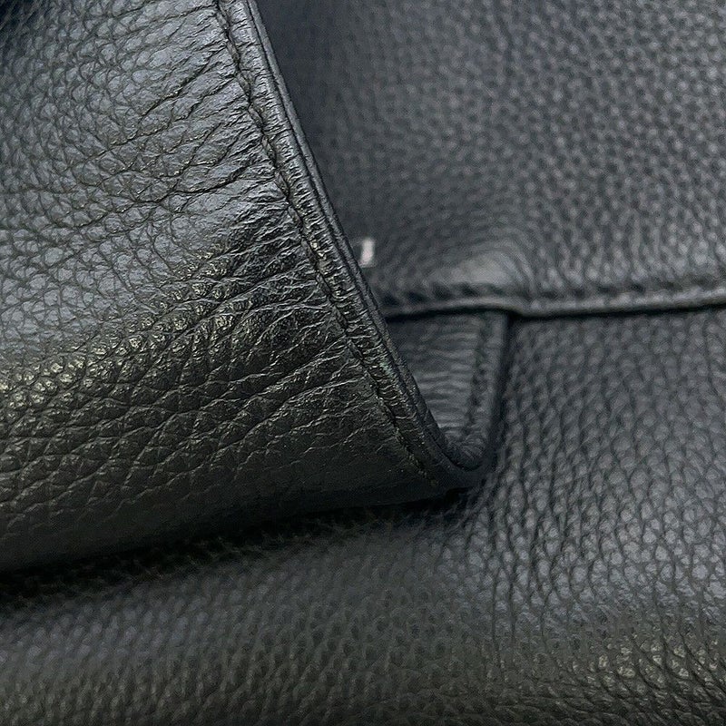 クリスチャン・ディオール ボディバッグ サドルバッグ カーフレザー 1ADPO093YMJ Christian Dior 黒