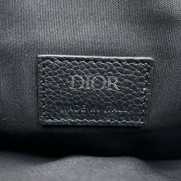 クリスチャン・ディオール ボディバッグ サドルバッグ カーフレザー 1ADPO093YMJ Christian Dior 黒