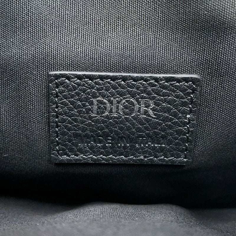 クリスチャン・ディオール ボディバッグ サドルバッグ カーフレザー 1ADPO093YMJ Christian Dior 黒