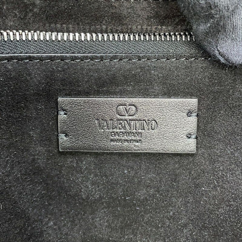 ヴァレンティノ・ガラヴァーニ トートバッグ Vロゴ ショッピングバッグ レザー 5Y0B0C93JHH VALENTINO 黒