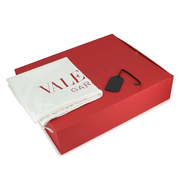 ヴァレンティノ・ガラヴァーニ トートバッグ Vロゴ ショッピングバッグ レザー 5Y0B0C93JHH VALENTINO 黒