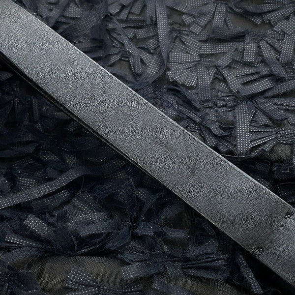 マルニ ハンドバッグ ファブリック レザー MARNI 2way 黒