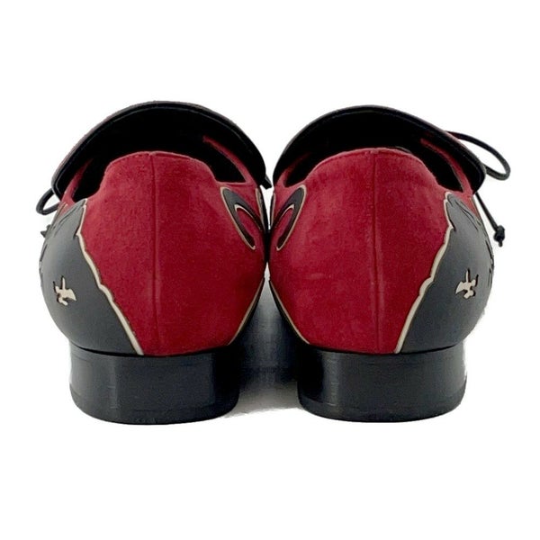 ヴァレンティノ ローファー パンサー スエード レディースサイズ37 1/2 NW1S0D22JHW VALENTINO 靴