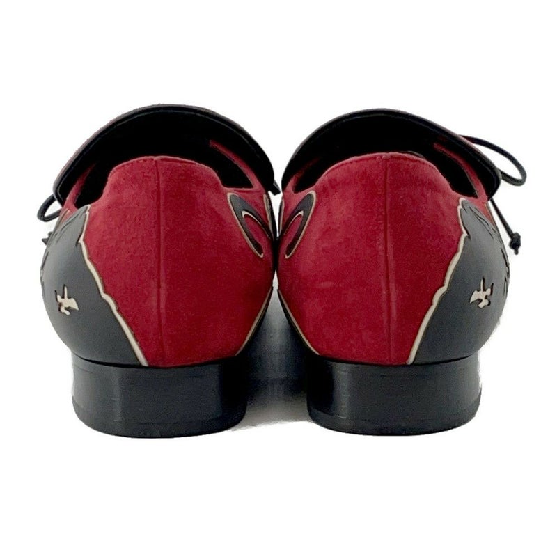 ヴァレンティノ ローファー パンサー スエード レディースサイズ37 1/2 NW1S0D22JHW VALENTINO 靴