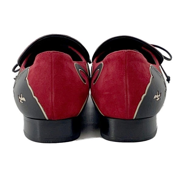 ヴァレンティノ ローファー パンサー スエード レディースサイズ37 1/2 NW1S0D22JHW VALENTINO 靴