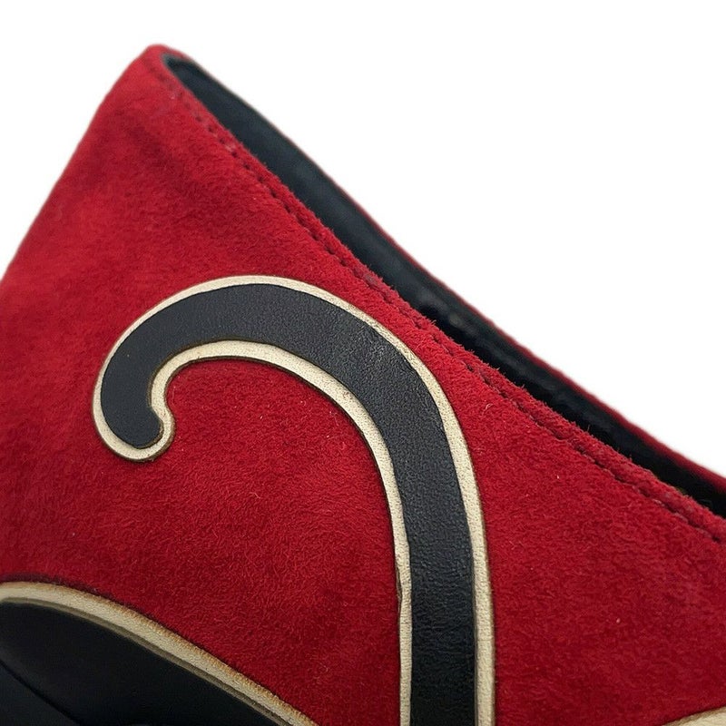 ヴァレンティノ ローファー パンサー スエード レディースサイズ37 1/2 NW1S0D22JHW VALENTINO 靴