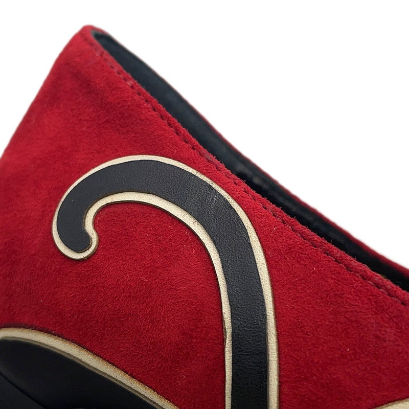 ヴァレンティノ ローファー パンサー スエード レディースサイズ37 1/2 NW1S0D22JHW VALENTINO 靴