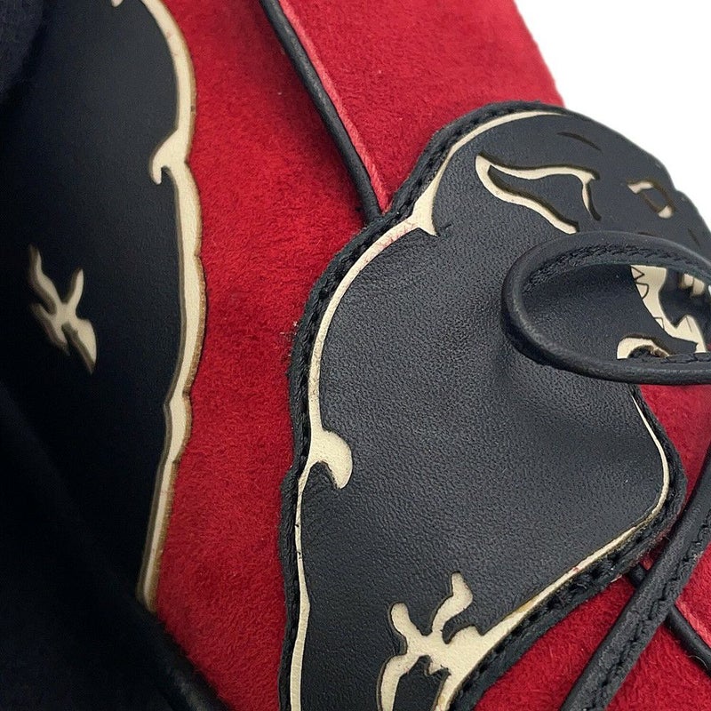 ヴァレンティノ ローファー パンサー スエード レディースサイズ37 1/2 NW1S0D22JHW VALENTINO 靴