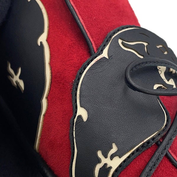 ヴァレンティノ ローファー パンサー スエード レディースサイズ37 1/2 NW1S0D22JHW VALENTINO 靴