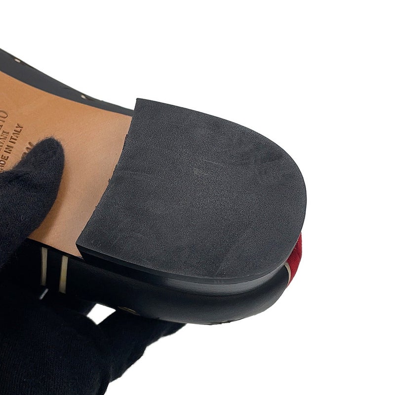ヴァレンティノ ローファー パンサー スエード レディースサイズ37 1/2 NW1S0D22JHW VALENTINO 靴