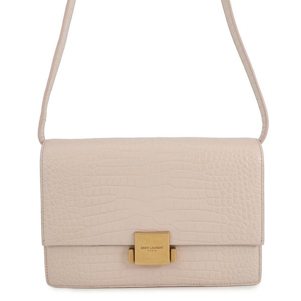 サンローランパリ ショルダーバッグ ベルシャス クロコ型押しレザー 482044 SAINT LAURENT PARIS