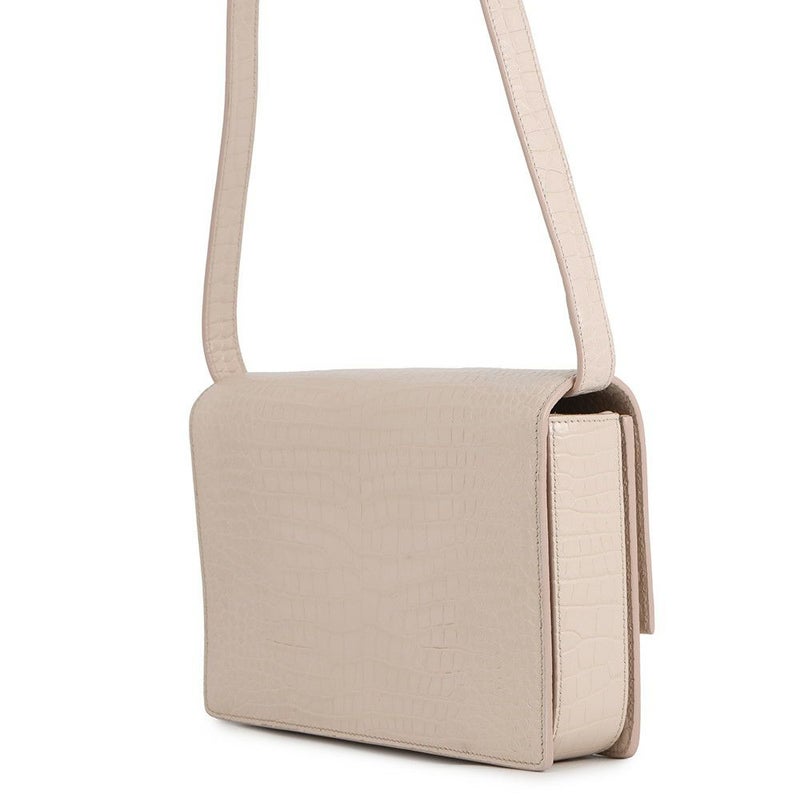 サンローランパリ ショルダーバッグ ベルシャス クロコ型押しレザー 482044 SAINT LAURENT PARIS