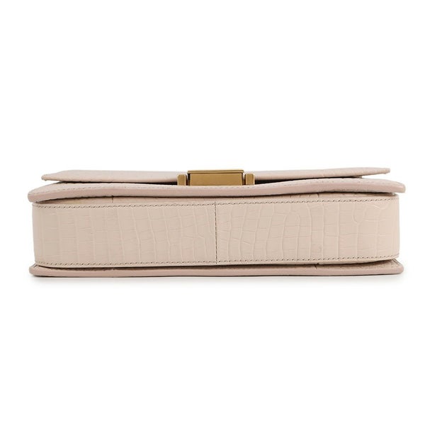 サンローランパリ ショルダーバッグ ベルシャス クロコ型押しレザー 482044 SAINT LAURENT PARIS