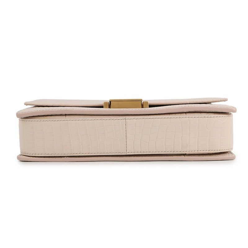 サンローランパリ ショルダーバッグ ベルシャス クロコ型押しレザー 482044 SAINT LAURENT PARIS