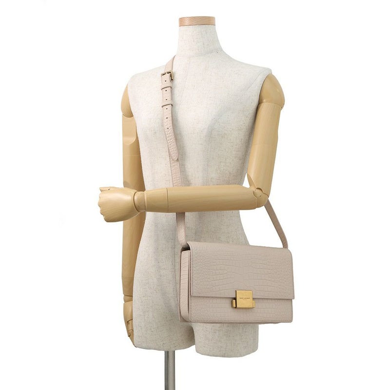 サンローランパリ ショルダーバッグ ベルシャス クロコ型押しレザー 482044 SAINT LAURENT PARIS