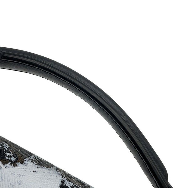 セリーヌ ビジネスバッグ トリオンフ ブリーフケース PVC/レザー CELINE 2wayショルダーバッグ 白 黒