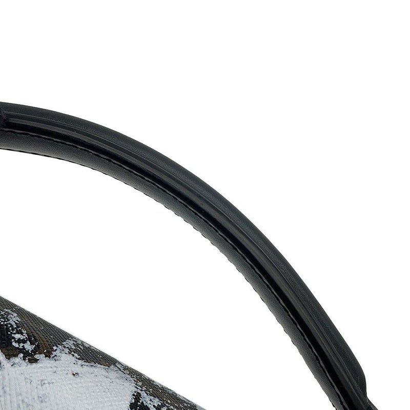 セリーヌ ビジネスバッグ トリオンフ ブリーフケース PVC/レザー CELINE 2wayショルダーバッグ 白 黒