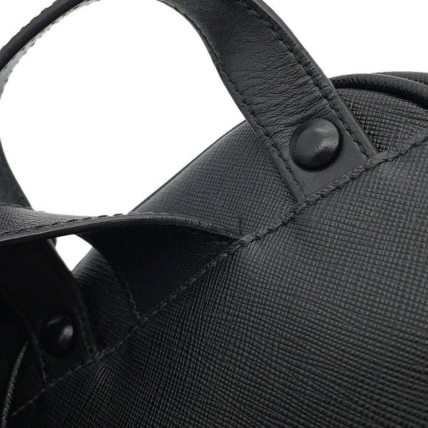 プラダ ボディバッグ トライアングルロゴ レザー 2VZ031 PRADA 黒